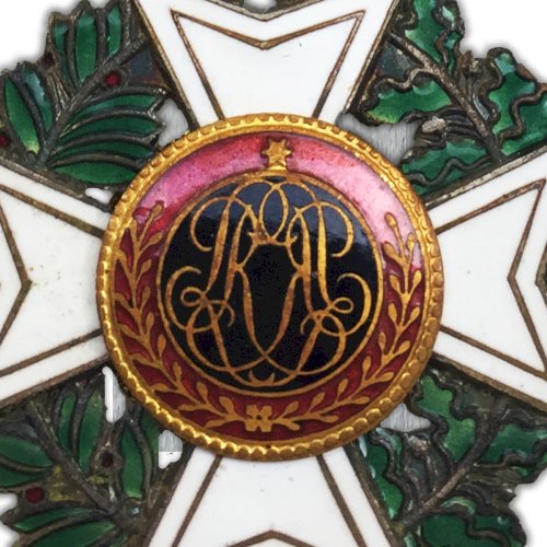 RARE & BELLE MÉDAILLE BIJOU ORDRE LEOPOLD 1ER AVEC GLAIVES ORIGINAL