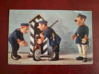 Rare carte postale bière Schultheis circulée Mulhouse Saint Dié 1913
