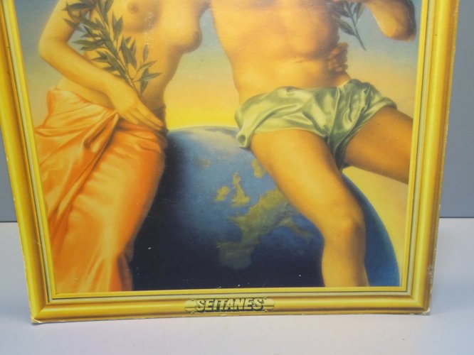 -RARE CARTON PUBLICITAIRE SEITANE ANNEES 50 BUREAU de TABAC COLLECTION   D