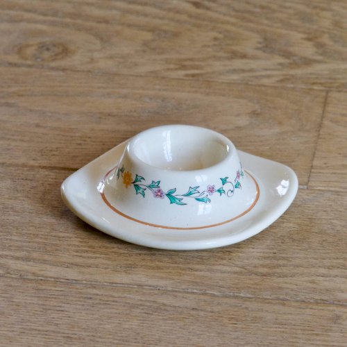 Rare coquetier ancien XIXe signé St Clément collection Félicie