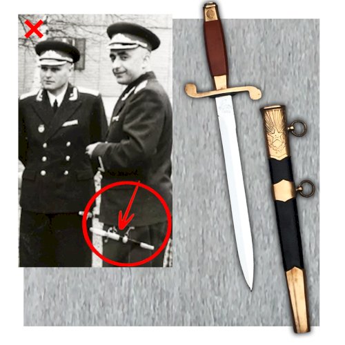 RARE DAGUE ARMÉE DE TERRE RUSSE SOVIÉTIQUE CCCP URSS POST WW2 BULAT 1982 ORIGINALE