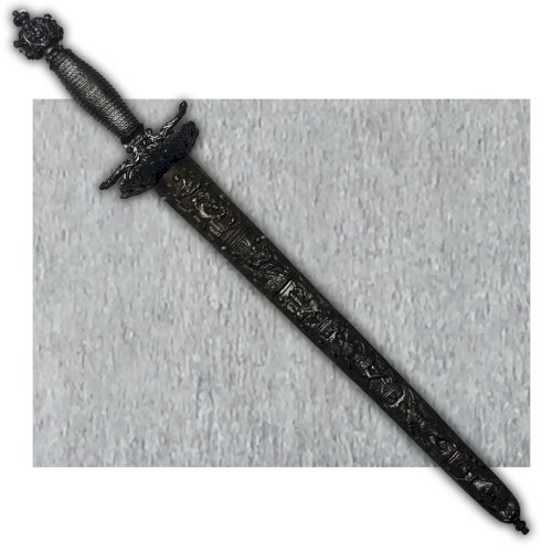 RARE DAGUE ÉPÉE COLICHEMARDE TYPE ANCIEN RÉGIME MONARCHIE VIOLLET-LE-DUC XIX ORIGINAL