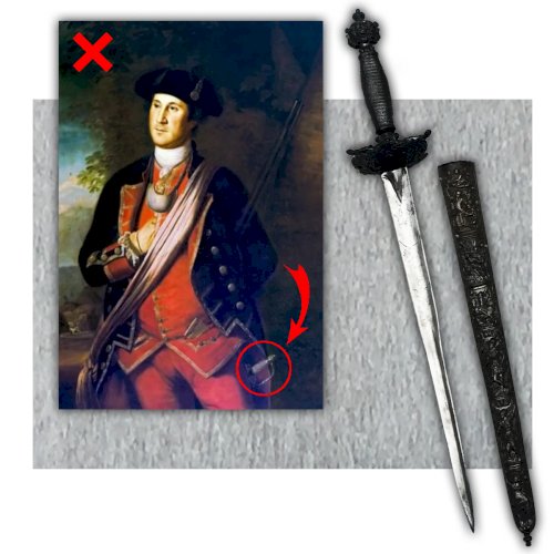 RARE DAGUE ÉPÉE COLICHEMARDE TYPE ANCIEN RÉGIME MONARCHIE VIOLLET-LE-DUC XIX ORIGINAL