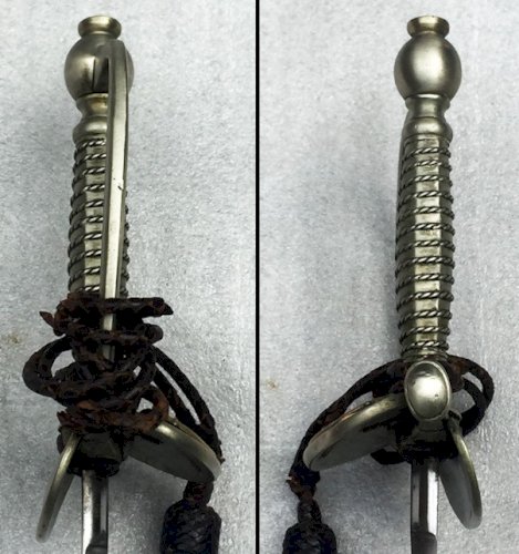 RARE ÉPÉE LAME PRÉVAL SOUS-OFFICIER RENGAGÉ DE CHASSEURS À PIED M1887 XIX ORIGINAL