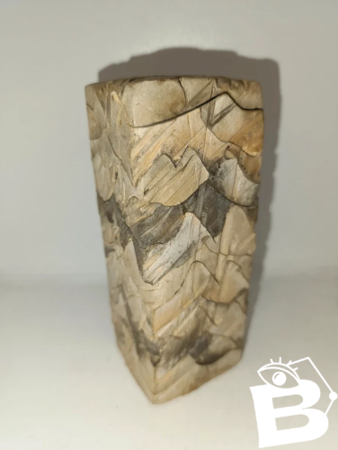 rare et tres original sculpture- casse tete en argile ou terre cuite signé sous la base en bon etat