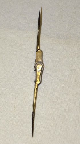 -RARE ETUI D'ARCHITECTE XVIIIe demi PIED de ROY COMPAS ARGENT ETUI GALUCHAT   D