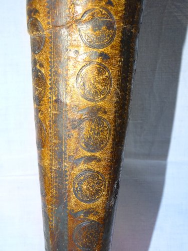 -RARE EXCEPTIONNEL ETUI A COUVERTS GEORGIEN  CARTON BOUILLI XVIIIe COLLECTION  D