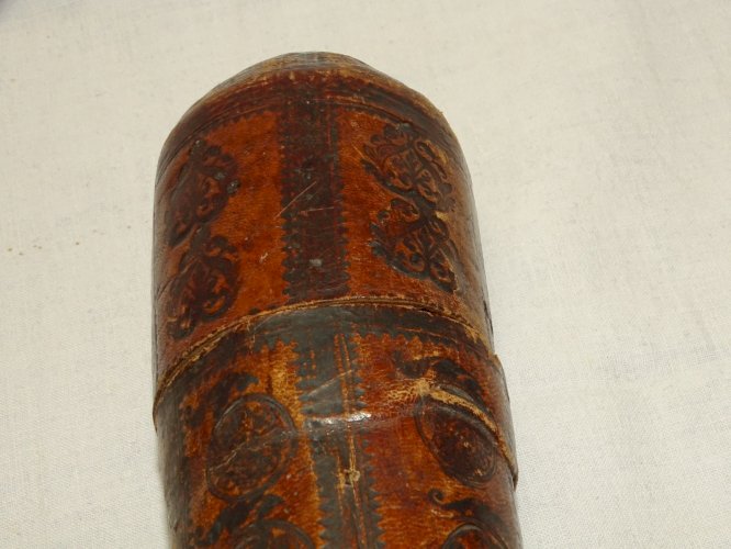 -RARE EXCEPTIONNEL ETUI A COUVERTS GEORGIEN  CARTON BOUILLI XVIIIe COLLECTION  D