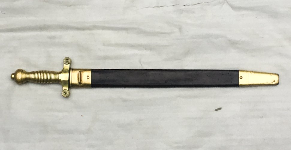 RARE GLAIVE DE PIONNIER SUISSE M 1842 WAFFENFABRIK XIX ORIGINAL
