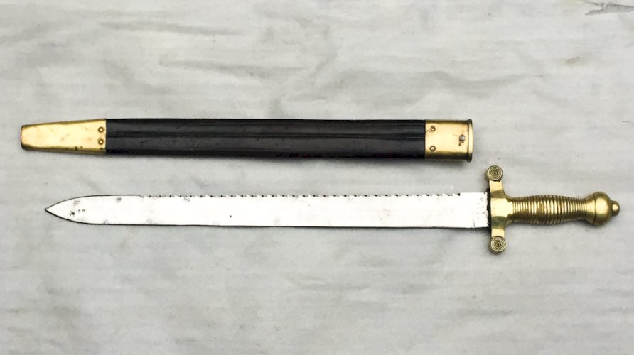 RARE GLAIVE DE PIONNIER SUISSE M 1842 WAFFENFABRIK XIX ORIGINAL