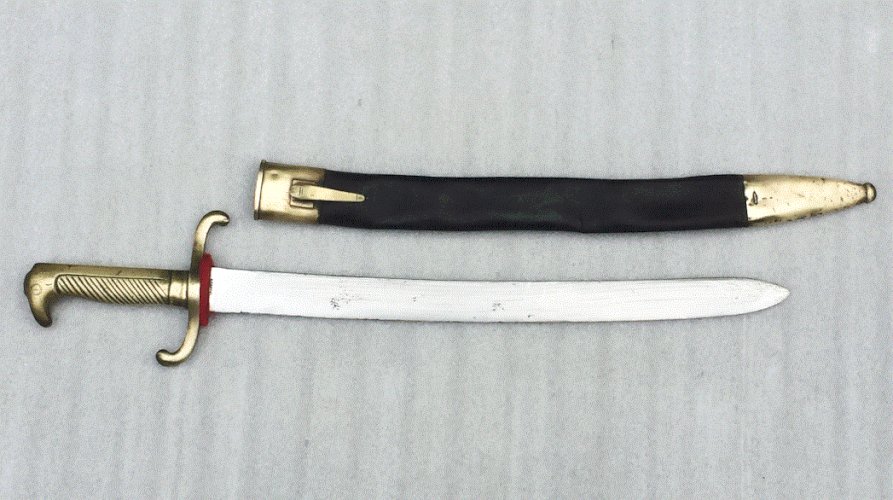 RARE GLAIVE PRUSSIEN FASCHINENMESSER A.KNECHT SOLINGEN MOD.1864 XIX ORIGINAL