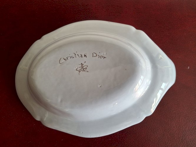 Rare Grand ramequin Christian Dior 23 cm