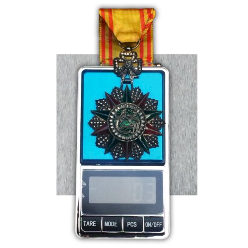 RARE & MASSIF BIJOU-ORDRE-MÉDAILLE NICHAN IFTIKHAR M1837 ARGENT / SILVER 1906-22 ORIGINAL