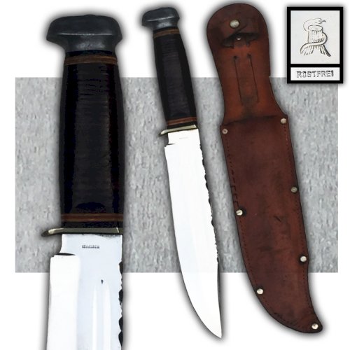 RARE & MASSIF POIGNARD - PAS SABRE - COUTEAU EMIL VOOS SOLINGEN ALLEMAND WW2 ORIGINAL