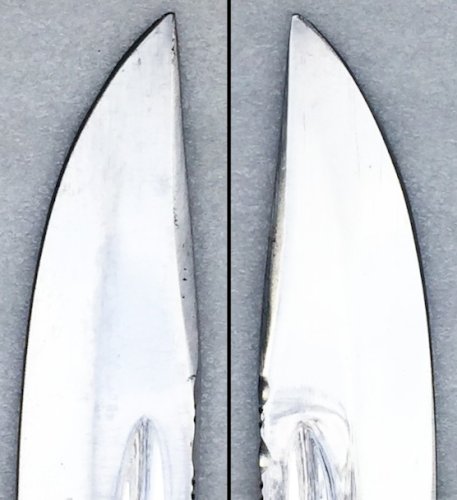 RARE & MASSIF POIGNARD - PAS SABRE - COUTEAU EMIL VOOS SOLINGEN ALLEMAND WW2 ORIGINAL