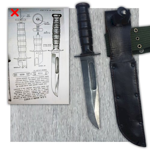 RARE & MASSIF POIGNARD / PAS SABRE / COUTEAU - US CAMILLUS N-Y - AMÉRICAIN POSTWW2 ORIGINAL