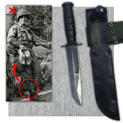 RARE & MASSIF POIGNARD / PAS SABRE / COUTEAU - US CAMILLUS N-Y - AMÉRICAIN POSTWW2 ORIGINAL