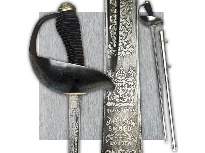 RARE & MASSIF SABRE PALASH DOFFICIER PRUSSIEN M1889 WW1 KAISER ORIGINAL