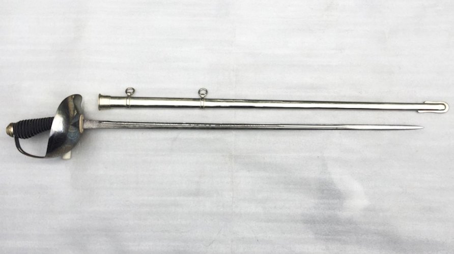 RARE & MASSIF SABRE PALASH DOFFICIER PRUSSIEN M1889 WW1 KAISER ORIGINAL