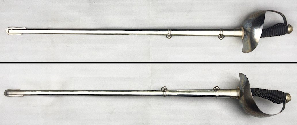 RARE & MASSIF SABRE PALASH DOFFICIER PRUSSIEN M1889 WW1 KAISER ORIGINAL