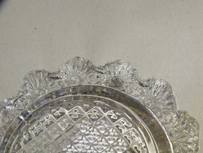 -RARE MEDAILLON BACCARAT LE CREUSOT 1er EMPIRE PROFIL A L'ANTIQUE XIXe   D