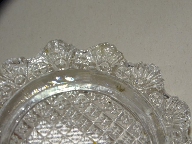 -RARE MEDAILLON BACCARAT LE CREUSOT 1er EMPIRE PROFIL A L'ANTIQUE XIXe   D