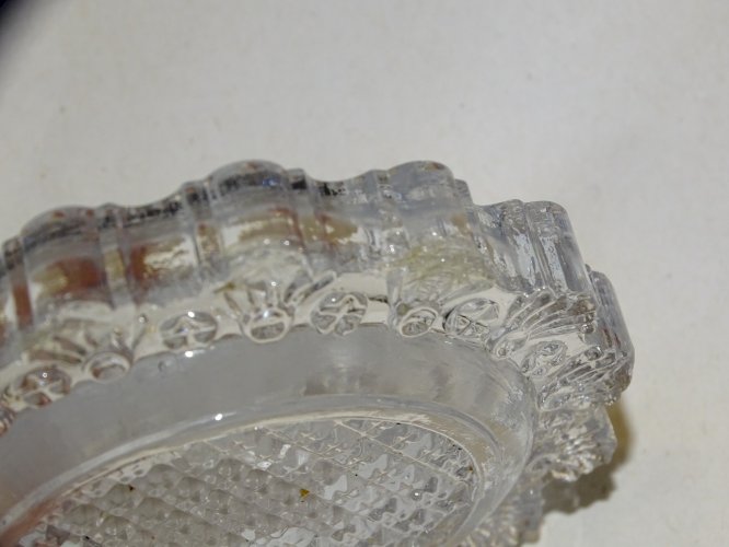 -RARE MEDAILLON BACCARAT LE CREUSOT 1er EMPIRE PROFIL A L'ANTIQUE XIXe   D