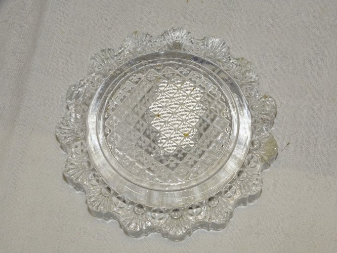 -RARE MEDAILLON BACCARAT LE CREUSOT 1er EMPIRE PROFIL A L'ANTIQUE XIXe   D