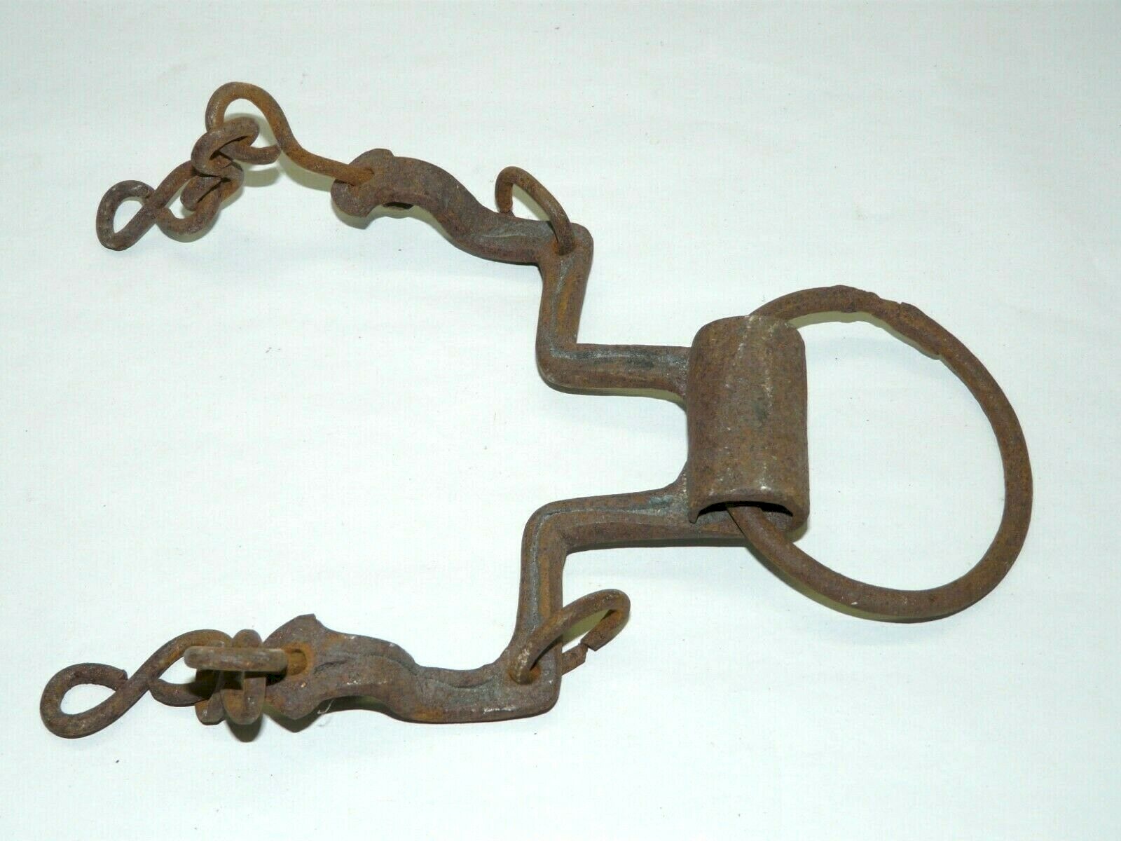 Très ancien mors de cheval en fer forgé d'origine africaine MALI XIX