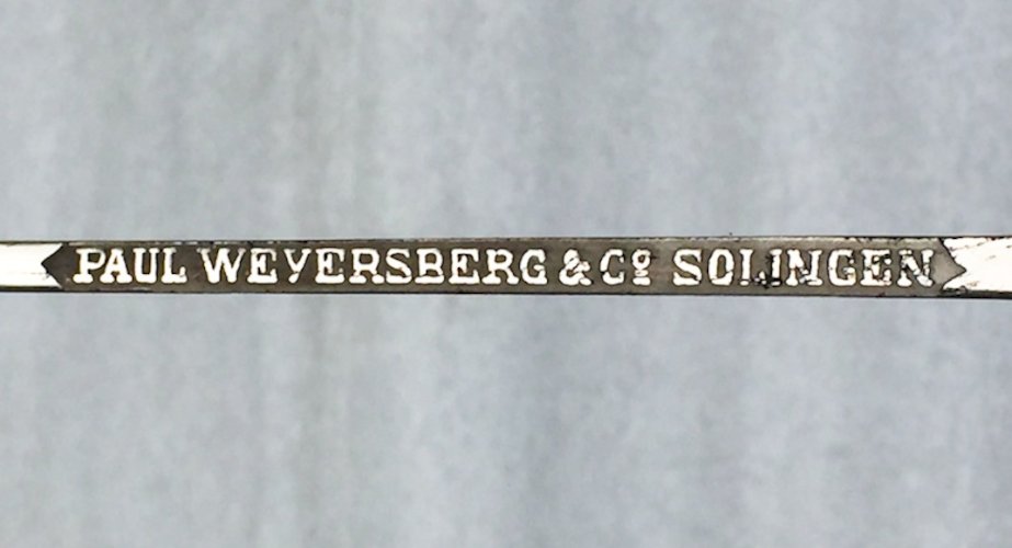 Rare Original Sabre Blucher d'Officier P.WEYERSBERG WW1