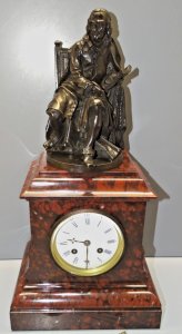 - RARE 19TH CENTURY CLOCK MOVEMENT & BRONZE FOUNDER DELAFONTAINE CORNEILLE CAFFIERI