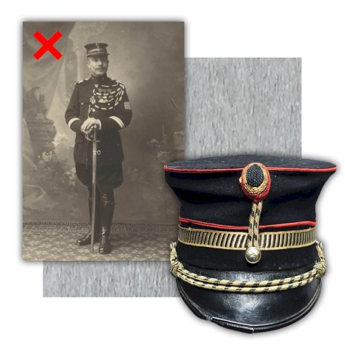 RARE PONTUS - KÉPI DE GENDARME BELGE XX ORIGINAL