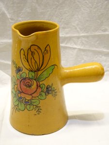 - RARE MILK POT CERAMIC PITCHER ALFRED RENOLEAU AR A Uncommon color D