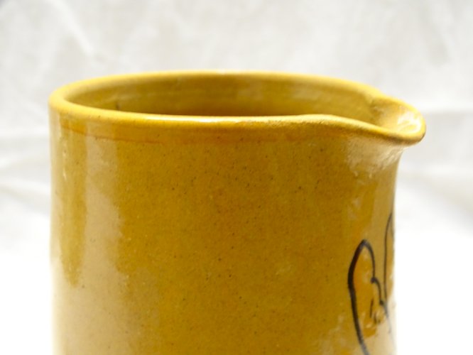 -RARE POT A LAIT PICHET CERAMIQUE ALFRED RENOLEAU AR A Couleur peu courante    D