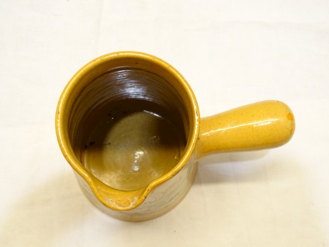 -RARE POT A LAIT PICHET CERAMIQUE ALFRED RENOLEAU AR A Couleur peu courante    D