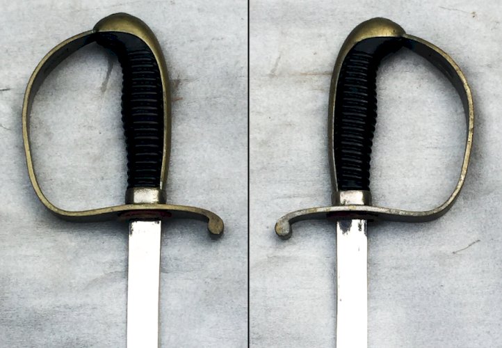 RARE SABRE BAVAROIS IN TREUE FEST LAME GRAVÉE - XIX - ORIGINAL