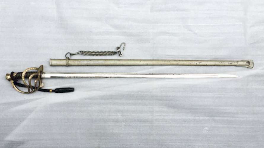 RARE SABRE BELGE  ALBERT 1ER CARL EICKHORN  OFFICIER M1889 POUR LE ROI ET LE PATRIE  ORIGINAL