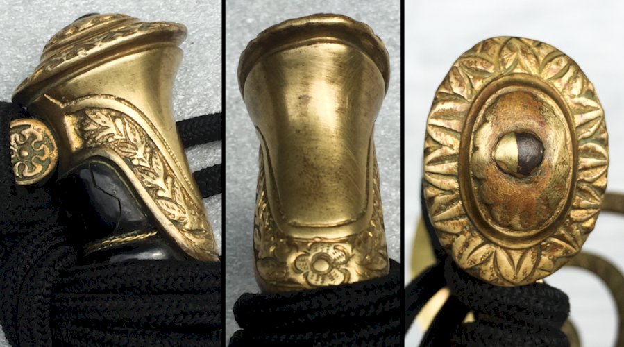 RARE SABRE BELGE D'OFFICIER M1889 '' POUR LE ROI ET LE PATRIE '' LEOPOLD III ORIGINAL