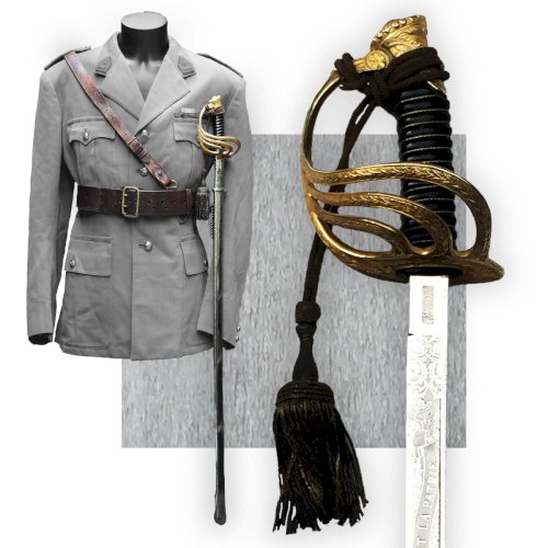 RARE SABRE BELGE '' VAN ROOSBROECK BRUXELLES '' OFFICIER M1889 POUR LE ROI ET LE PATRIE '' ORIGINAL
