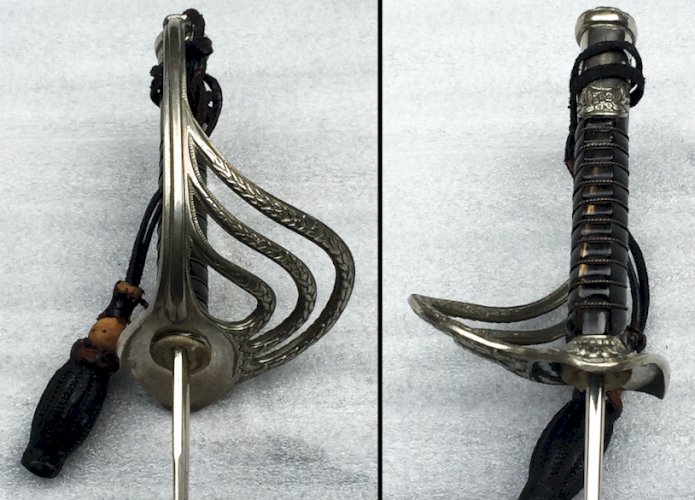 RARE : SABRE OFF. GENDARME BELGE BRUXELLES FONSON M1889 - POUR LE ROI ET LE PATRIE - ORIGINAL