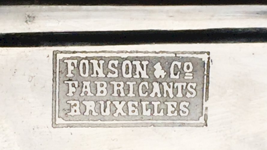 RARE : SABRE OFF. GENDARME BELGE BRUXELLES FONSON M1889 - POUR LE ROI ET LE PATRIE - ORIGINAL