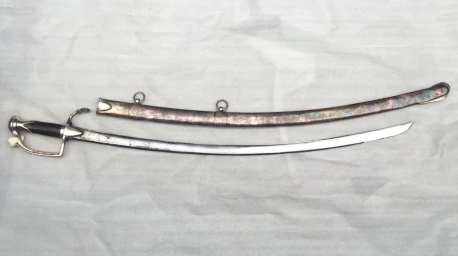 RARE SABRE OFFICIER 1ER EMPIRE GARDE D'HONNEUR NAPOLEON XIX ORIGINAL
