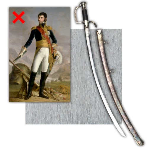 RARE SABRE OFFICIER 1ER EMPIRE GARDE D'HONNEUR NAPOLEON XIX ORIGINAL