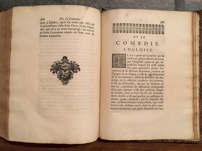 Rare SAINT-EVREMOND (OU SAINT-EVREMONT) Oeuvres meslées Relié 1689 Barbin 1689