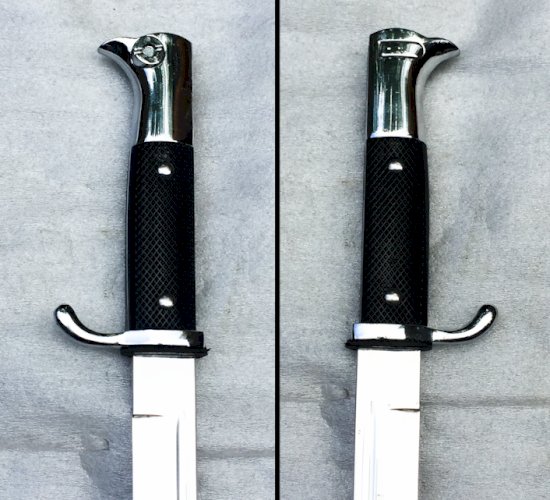 ✔RARE & SUBLIME DAGUE/BAIONETTE ALLEMANDE/PRUSSIENNE TYPE OFFICIER, TRES BELLE, DECO #13