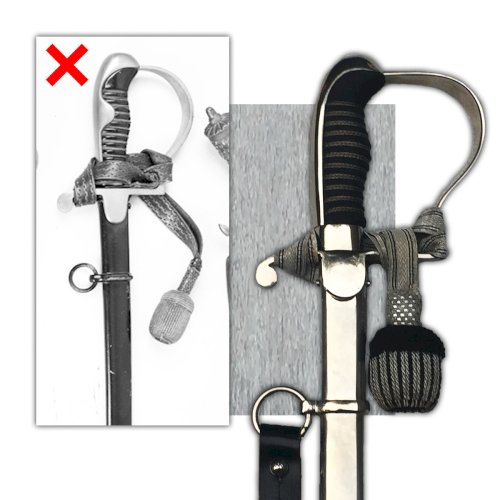 RARE & SUBLIME SABRE ALLEMAGNE DE L'OUEST : CHEF DE TRAIN '' KARL LAUSCHNER '' FUSILIERS XX ORIGINAL