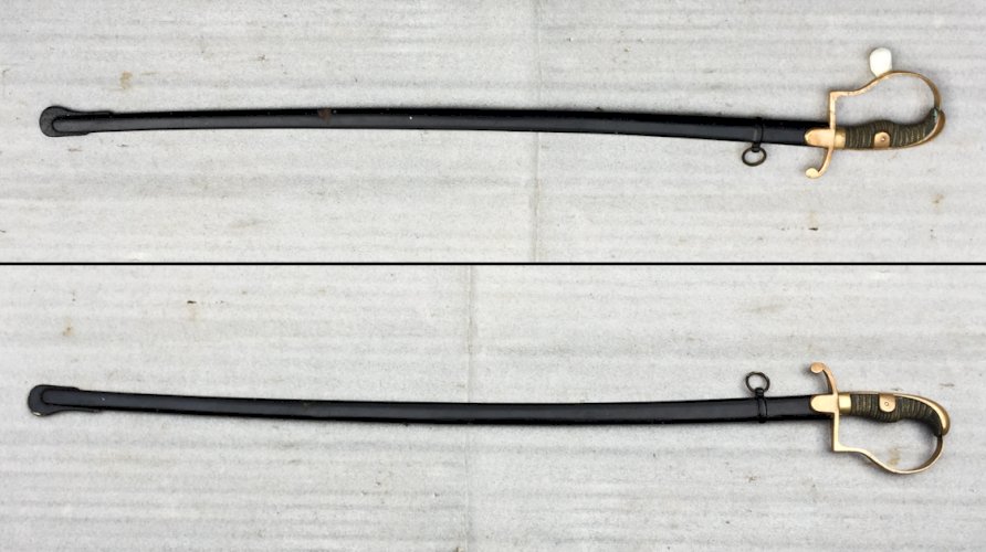 RARE & SUBLIME SABRE ALLEMAND DIT A LA BLUCHER LAME GRAVÉE WW1 ORIGINAL