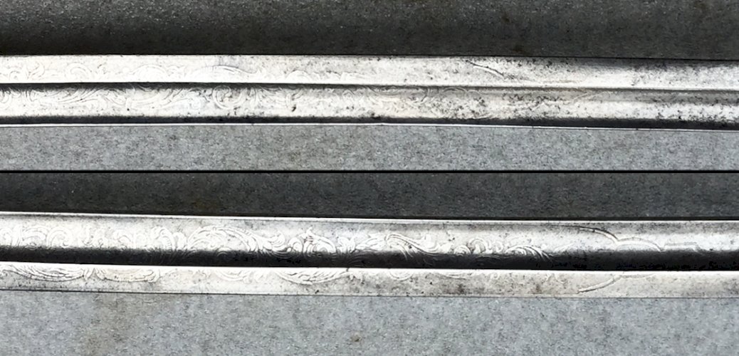 RARE & SUBLIME SABRE ALLEMAND DIT A LA BLUCHER LAME GRAVÉE WW1 ORIGINAL