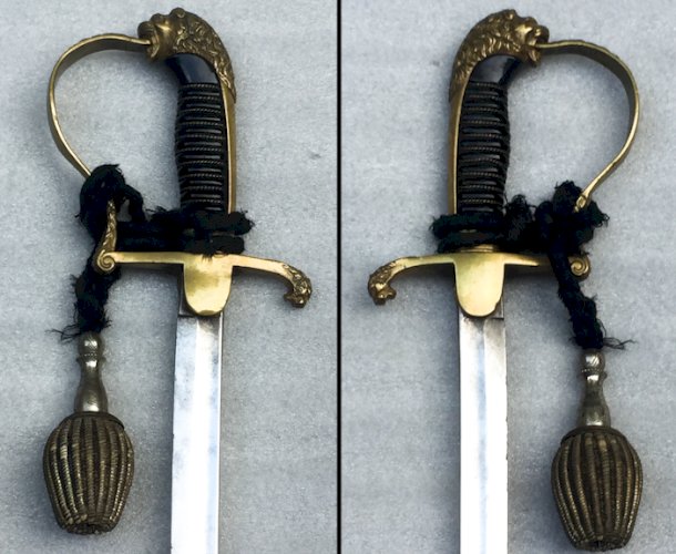 RARE & SUBLIME SABRE DOFFICIER HOLLANDAIS,  W.K. & C. /  H.W.BLOMJOUS , XIX, ORIGINAL