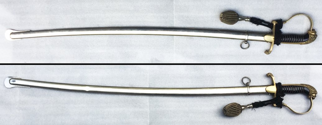 RARE & SUBLIME SABRE DOFFICIER HOLLANDAIS,  W.K. & C. /  H.W.BLOMJOUS , XIX, ORIGINAL